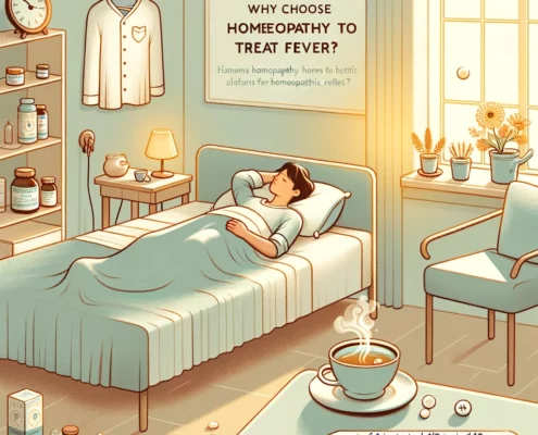 Voici le visuel pour illustrer votre article de blog intitulé "Pourquoi choisir l’homéopathie pour soigner une fièvre ?"